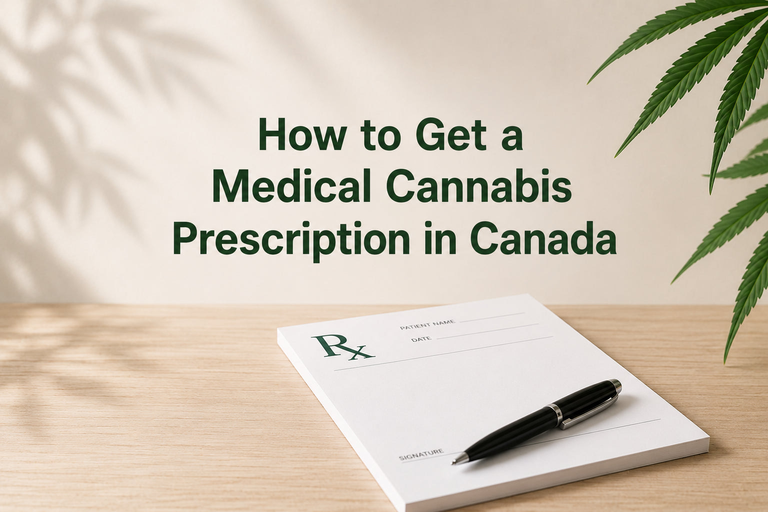 How to Get a Medical Cannabis Prescription in Canada