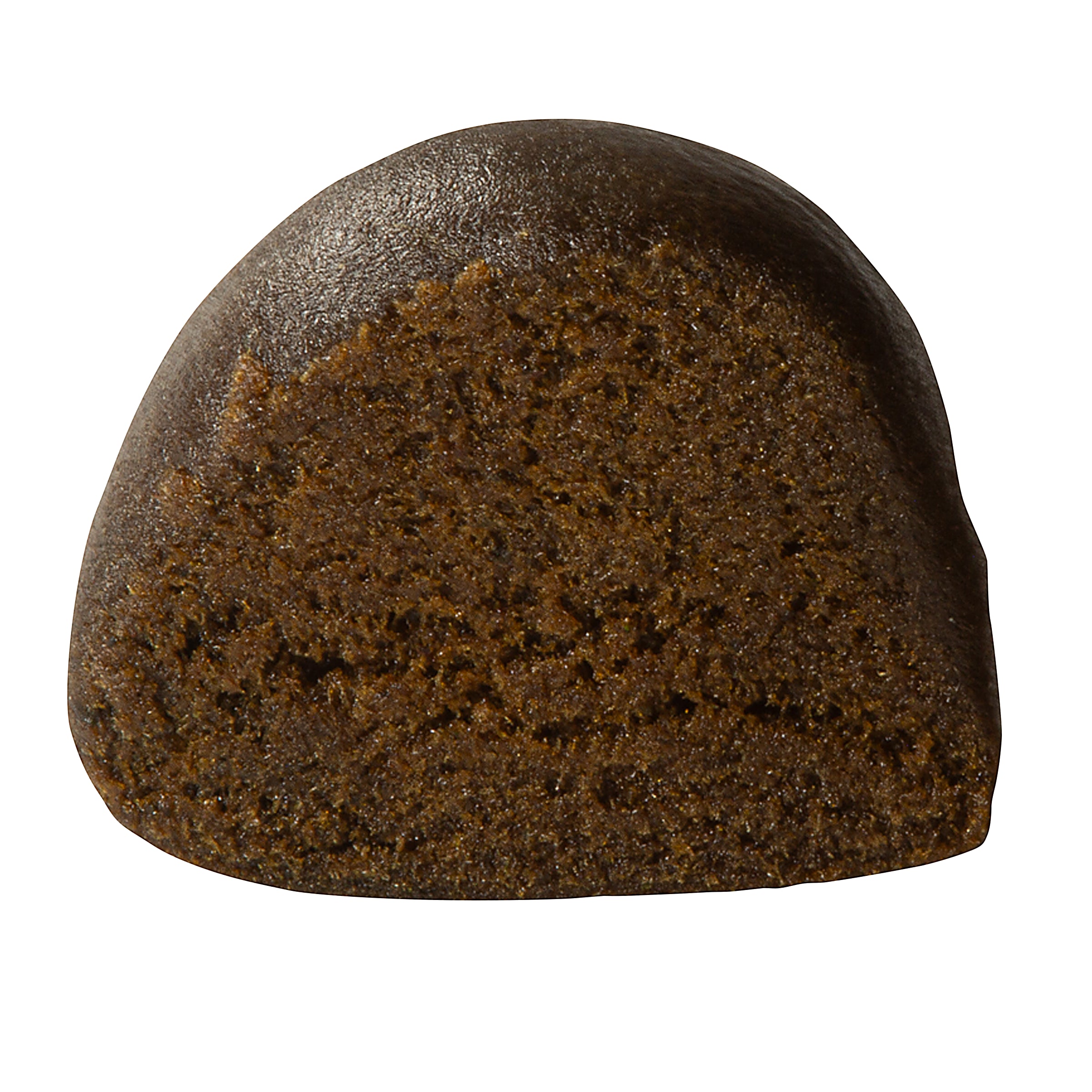Brown stone on a white background