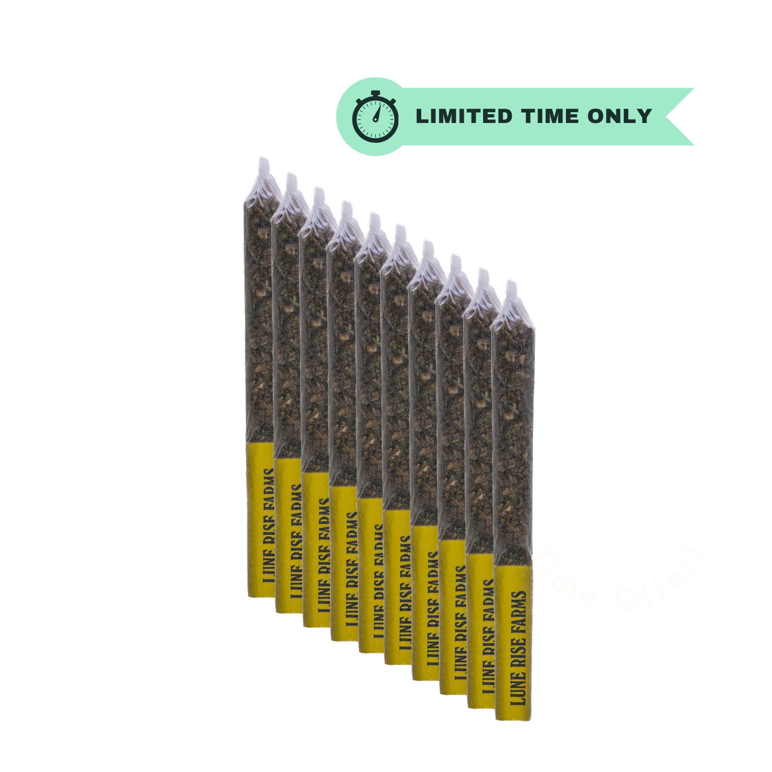 Multiple packages of fire starter sticks with a 'Limited Time Only' label on a white background.