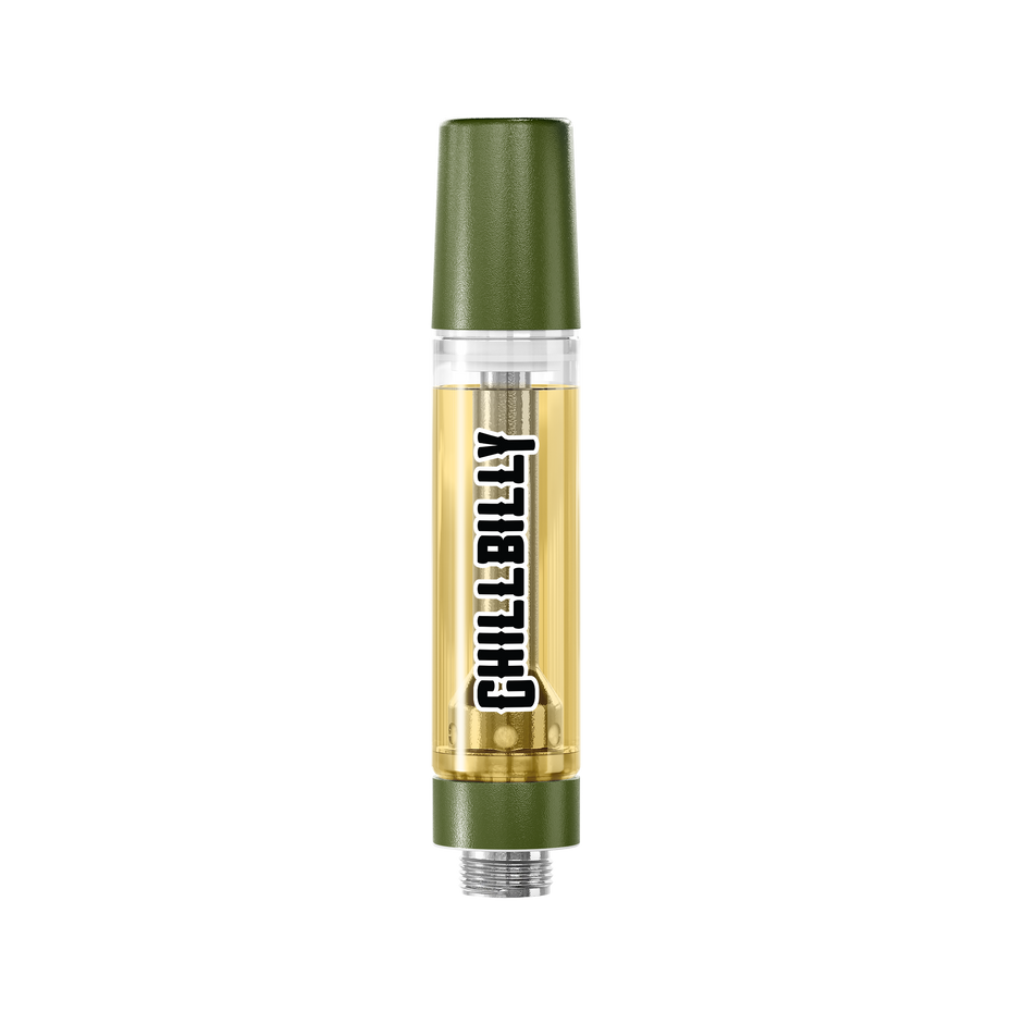 Vape pen with 'Chill Billy' branding on a white background