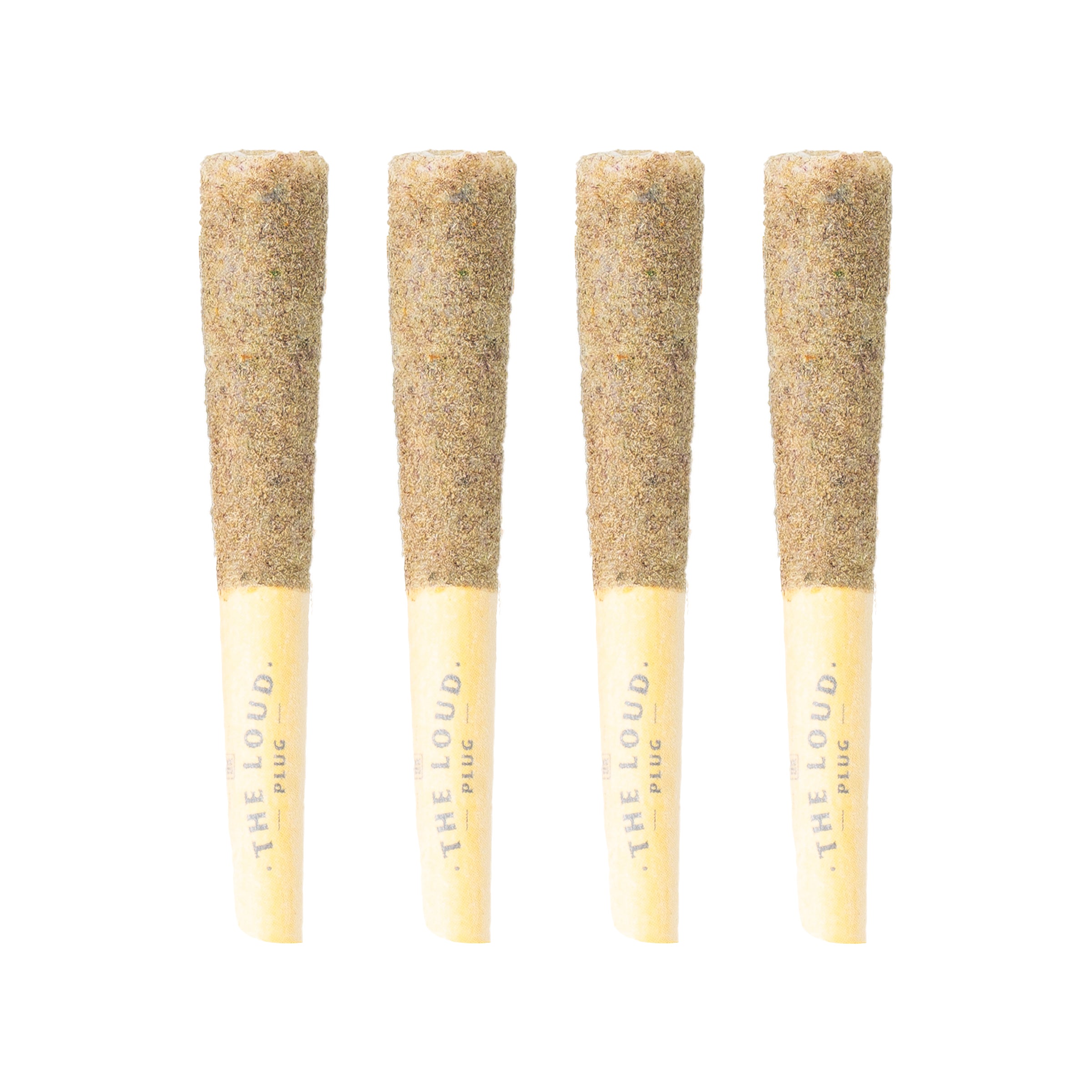 Four wooden incense sticks with sandalwood chips on a white background