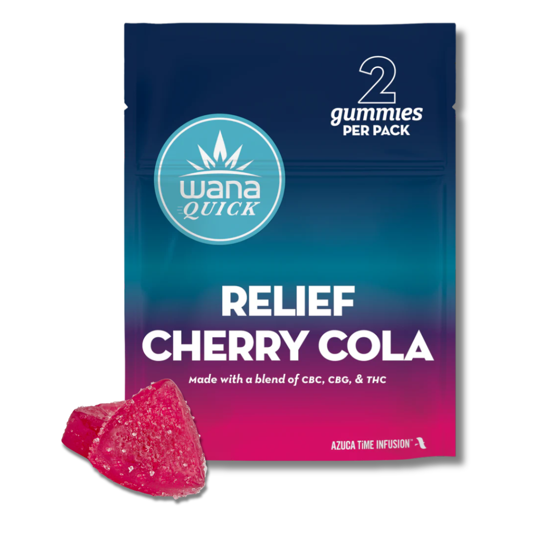 Wana Quick Relief Cherry Cola 2x5mg Gummies – Spectrum Therapeutics Wana Quick Relief Cherry Cola 2x5mg Gummies – Spectrum Therapeutics