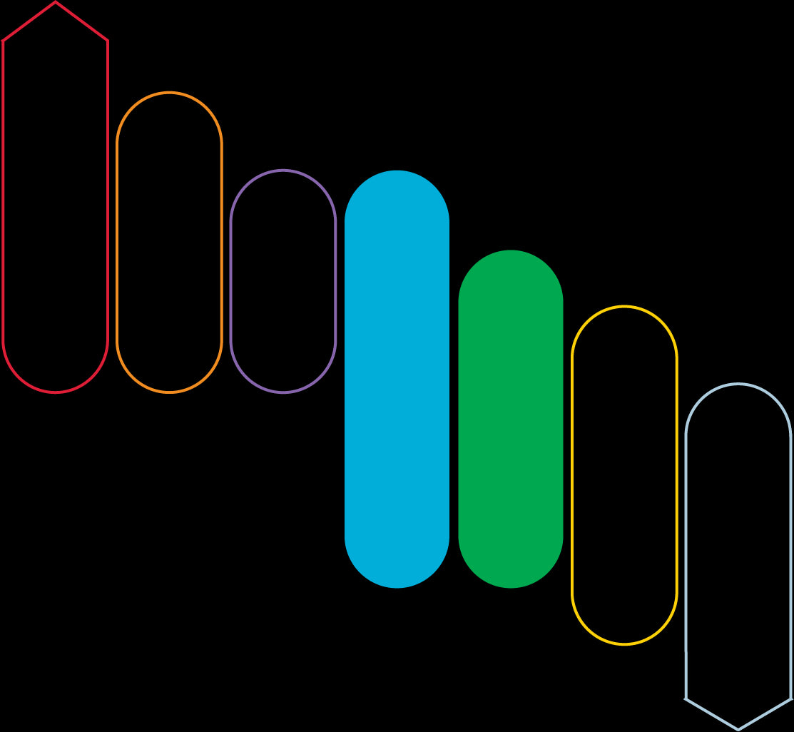 he image displays the Spectrum Therapeutics Framework, a color-coding system designed to simplify understanding and communication about medical cannabis products. The three filled in colours are blue and green