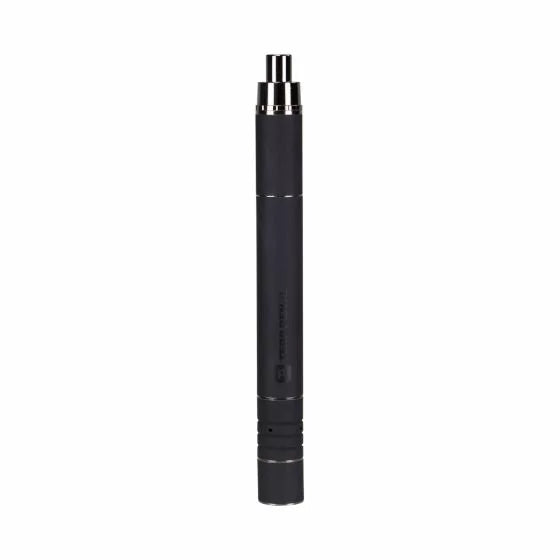 A black Boundless Terp Pen XL, a portable device designed for vaporizing concentrates, shown vertically on a white background.