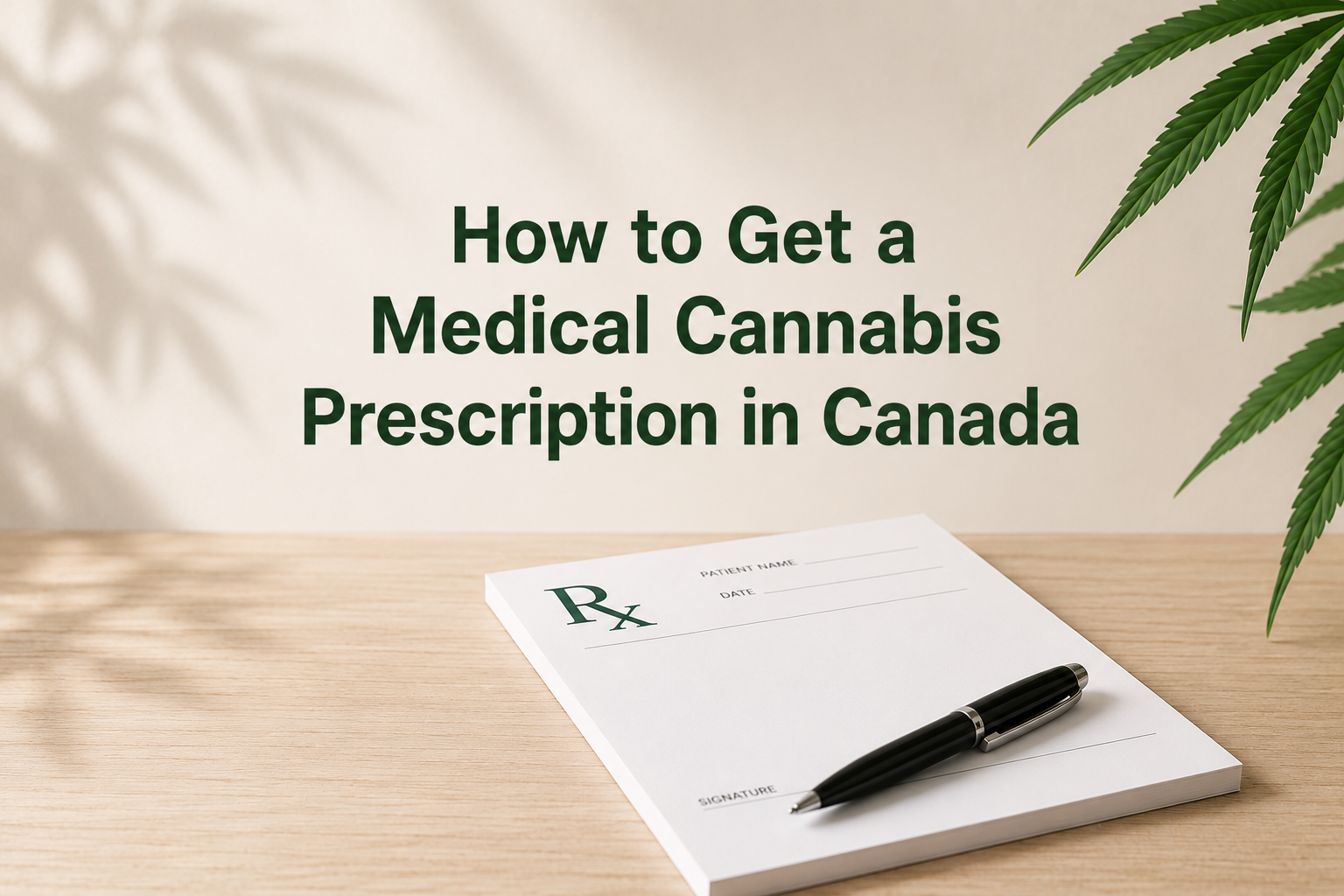 How to Get a Medical Cannabis Prescription in Canada