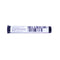 tube with label and barcode on a white background