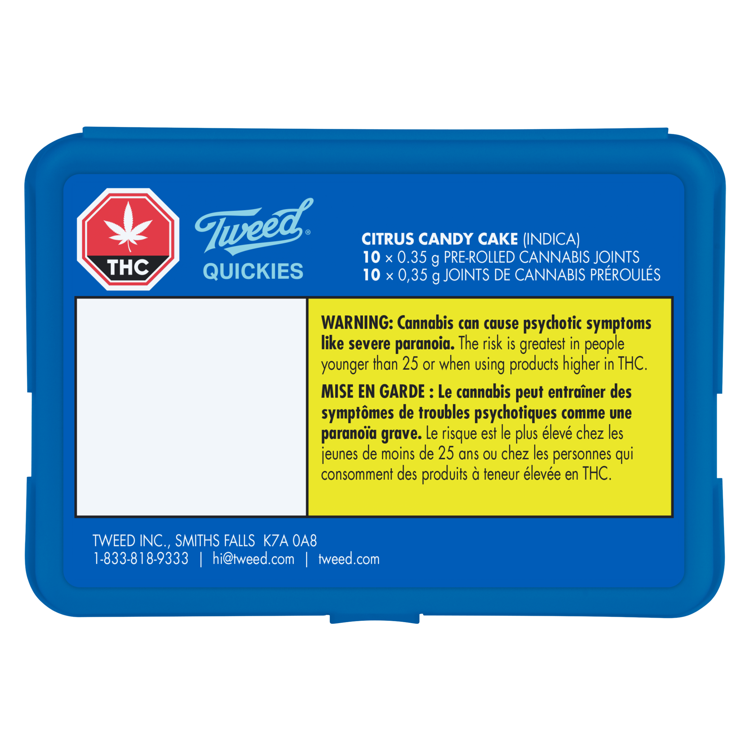 Tweed Quickies Citrus Candy Cake 10x0.35g