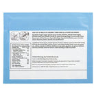 The back label of the packaging of Espresso Brownie  blue wrapper.