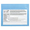 The back label of the packaging of Espresso Brownie  blue wrapper.