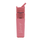 Pink Veezy device with a straw on a white background