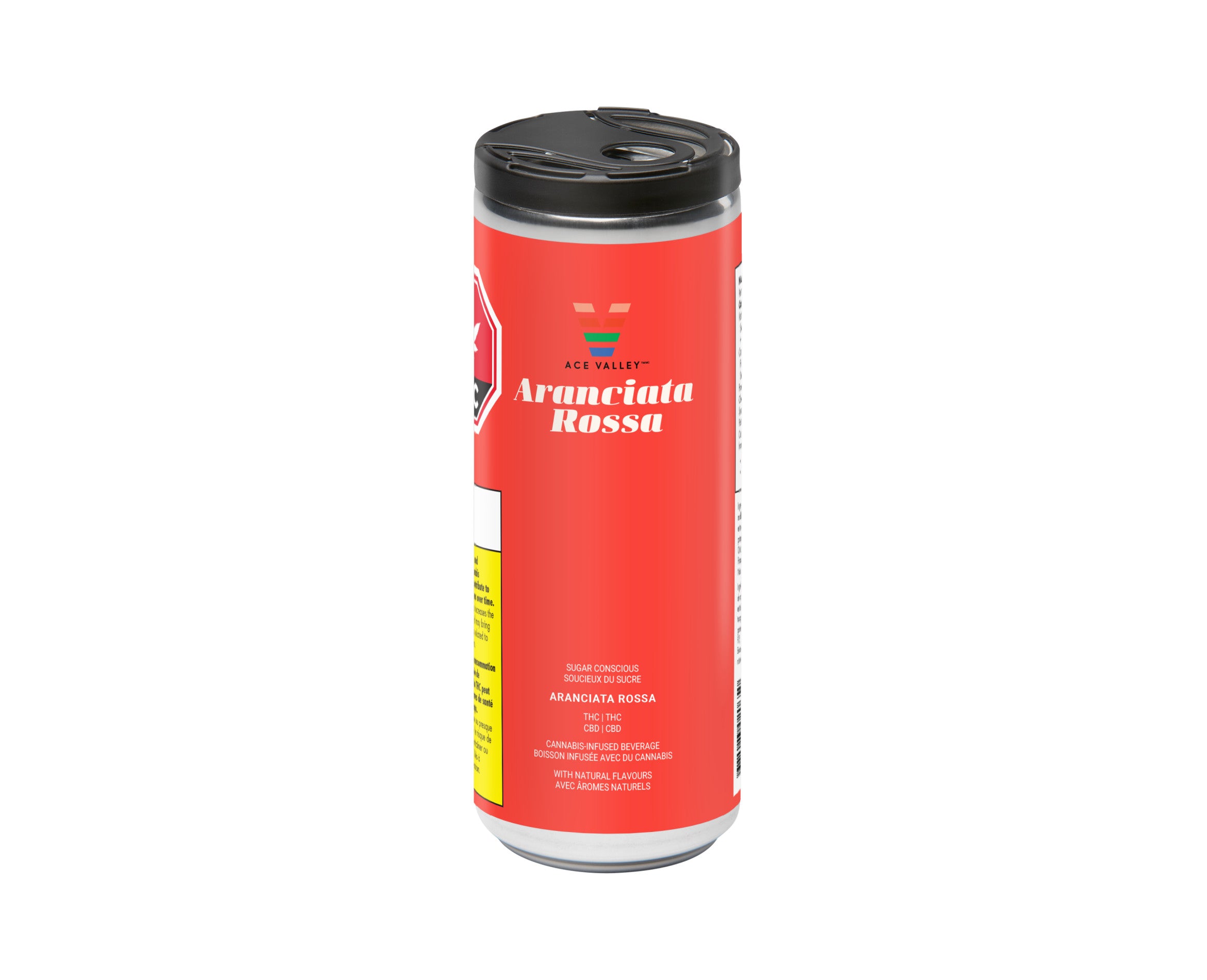 Red can with black lid labeled 'Aramitata Rossa' on a white background