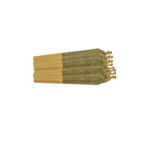 rolled joints with a white background