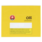Packaging of Olli Triple Chocolate Cookie. The package has branding and product information, including a cannabis leaf symbol indicating cannabis content.