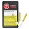 This image displays a product packaging for "Cheeky Cherry" infused pre-rolls, which are diamond coated and available in a 3x0.5g pre-roll pack.