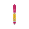 Vape pen with pink top and bottom on a white background