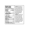 nutritional label of Packaging of Wana CBD/THC gummies 