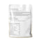 A white stand-up pouch of CBD gummies with bilingual French and English text, including a nutrition facts label, photographed against a clean white background.