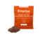 Orange package of Empriese Rapid Powdered Beverage with a small amount of powder on a white background