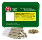 Tweed Quickies pre-rolled joints packaging and prerolled joints in foreground