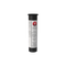 Black and white container with a label 
