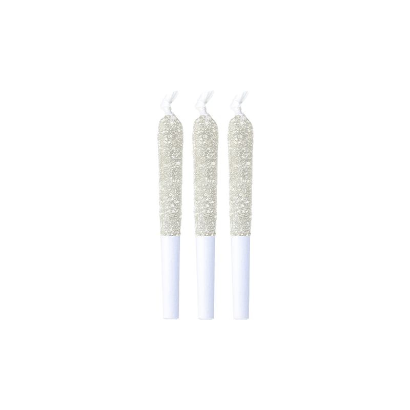 pre-rolled joints infused with a peach-flavored diamond coating