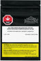 Black packaging of a THC product with Balcony branding and warning label.