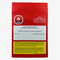 Red packaging of a THC product with Balcony branding on a white background