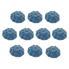 Lite Label Low Blue Raspberry Gummies with several blue raspberry flavored gummies