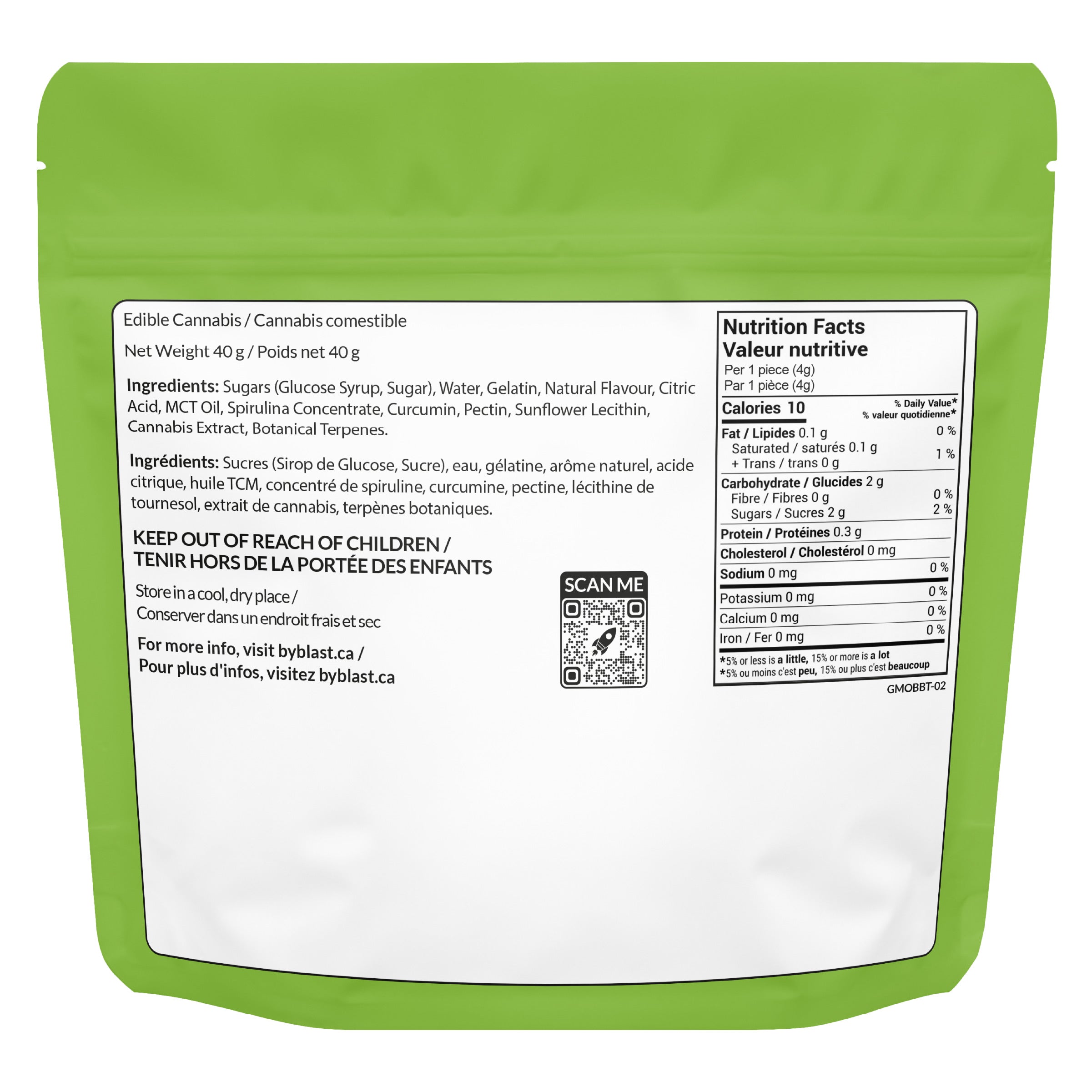 Blast Super Lemon Haze Limeade Jumbo Pack – Spectrum Therapeutics