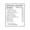 A Nutrition Facts label showing nutrient information for a 355 mL container, with calories, fat, sugars, protein, cholesterol, sodium, potassium, calcium, iron, and other daily value percentages on a white background.
