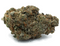Close-up of a clump of cannabis on a white background