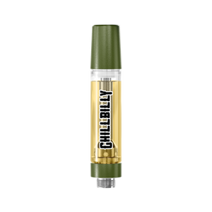 Vape pen with 'Chill Billy' branding on a white background