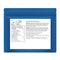 Blue packaging with nutritional information and ingredients on a white background