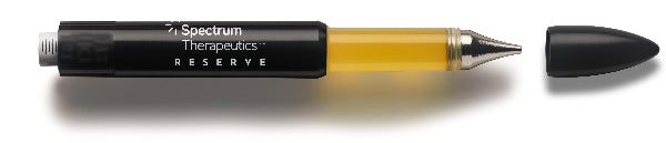 oil applicator pen on white background