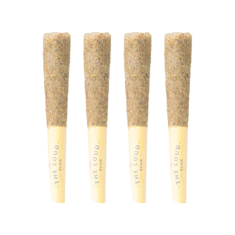 Four wooden incense sticks with sandalwood chips on a white background