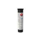 Cannabis product packaging with label on a white background