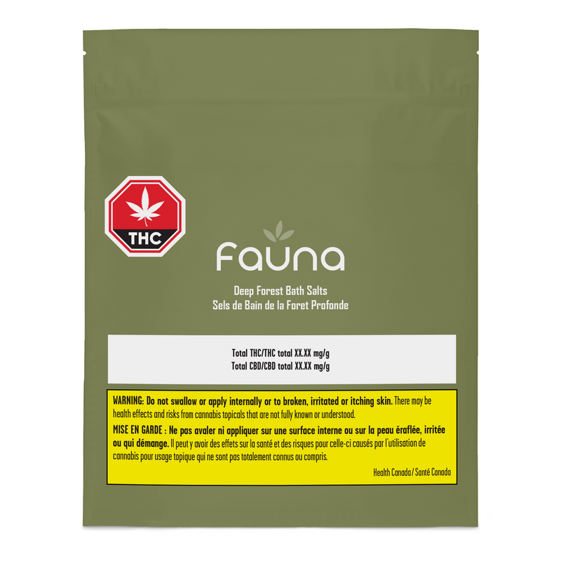 Sels de bain « Deep Forest » de Fauna | 450 g