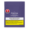A purple stand-up pouch of Fauna Four Rivers Bath Bombs on a plain white background. The package features a red and white THC logo, product details in English and French, and a yellow warning label at the bottom.