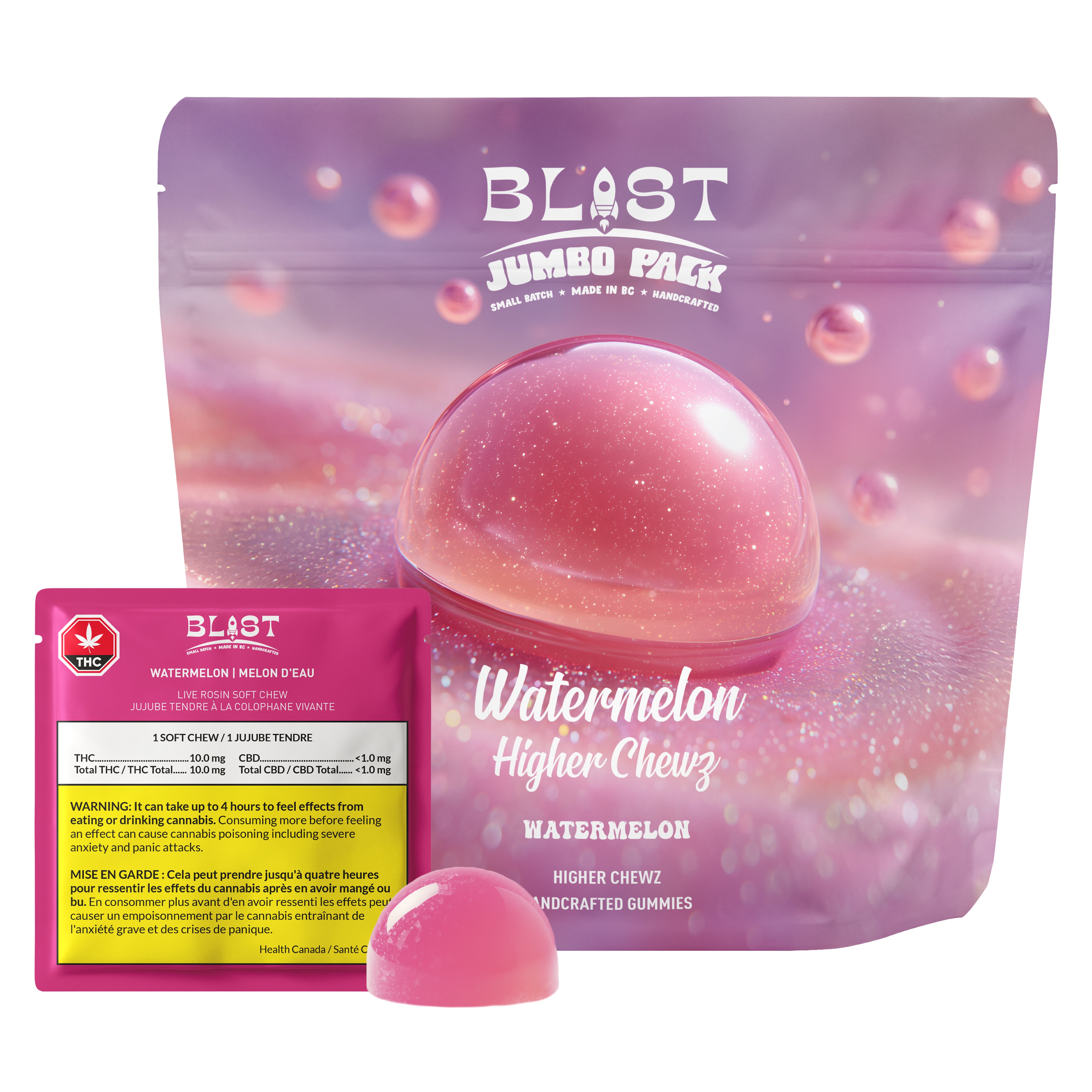 Blast - Watermelon Live Rosin Jumbo Pack