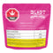 Pink package of 'Blast Higher Chewz' THC products with visible branding and text.