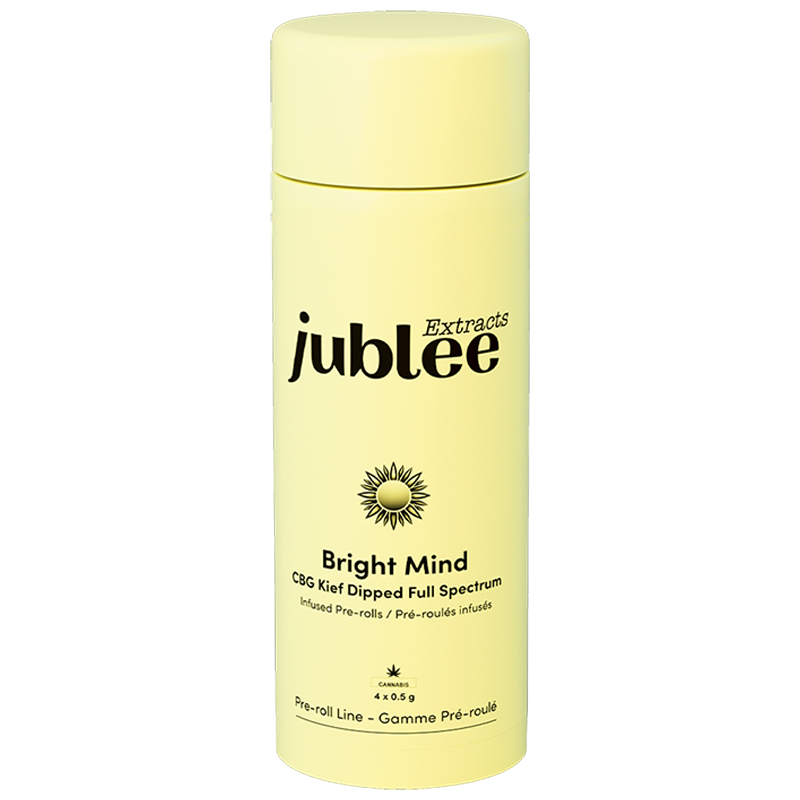 Yellow bottle labeled 'jublee Extracts' with product details on a white background