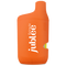 Orange vape pen with 'jubilee' branding on a white background