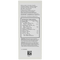 Back of a product packaging with nutritional facts and ingredient list on a white background