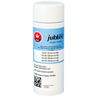 Jubilee THC product container with blue label on a white background