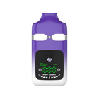 A purple and white disposable vape device with a black digital display screen showing 'JOHNNIE WALKER' and 'PUFF COUNT 0/1000'.