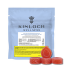 Packaging of Kinloch Wellness CBZ™ CBN + CBD Pomegranate Berry Gummies with image of the gummies in front.