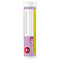 Tube with purple label and red stop sign logo on a white background