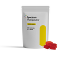 Spectrum Therapeutics CBD Gummies packaging with gummies on a white background