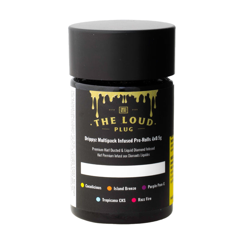Black container with 'The Loud Plug' branding on a white background