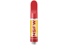 Red and yellow vape pen with 'NSFW' text on a white background